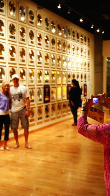 Country Music Hall of Fame Gold Record Wall